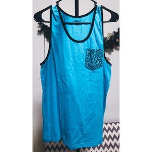 Blue tank top